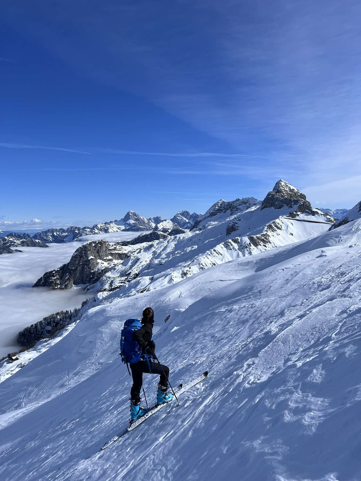 Go ski touring in Sella Nevea for the views