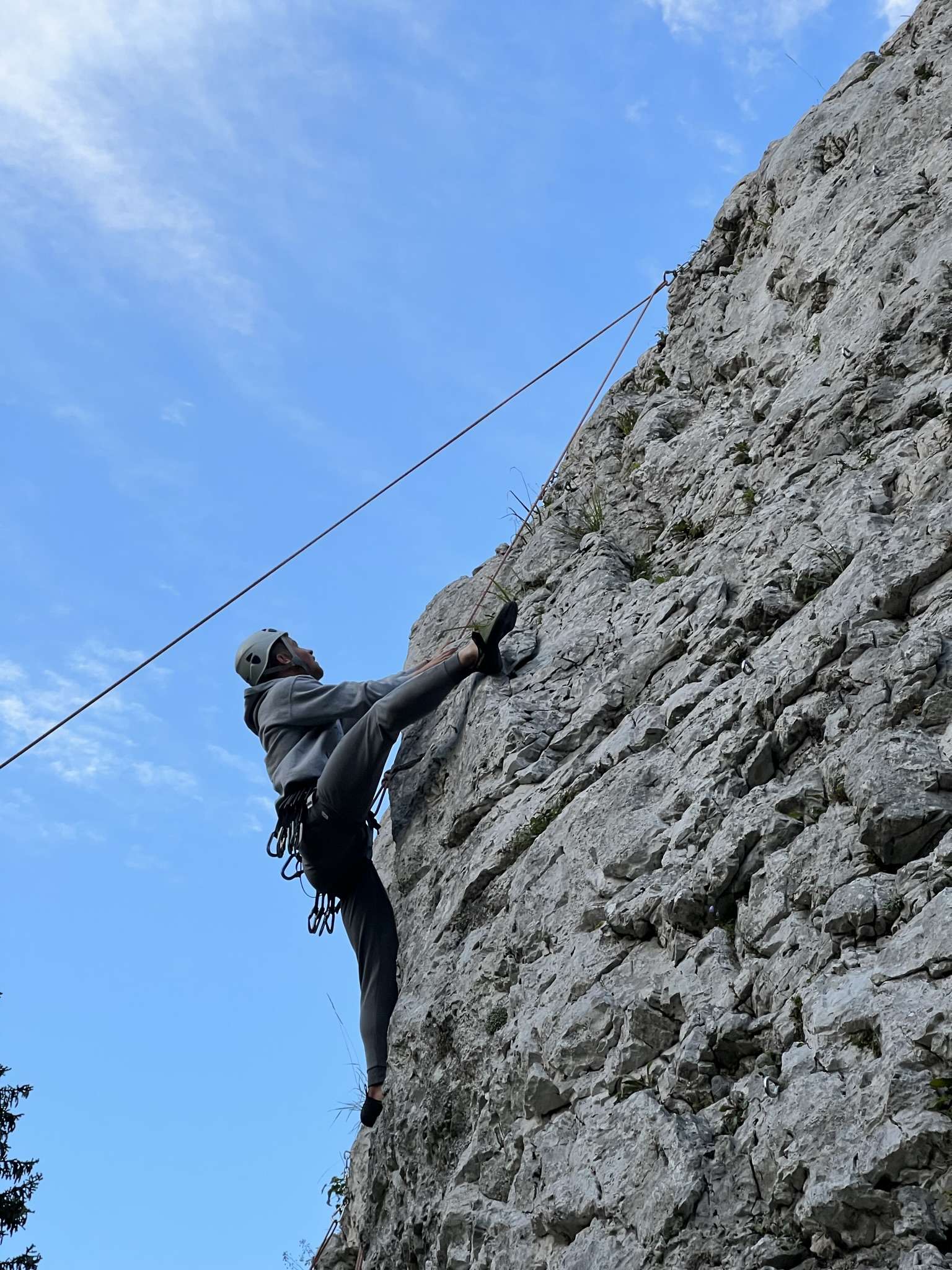 Climbing in Sella Nevea