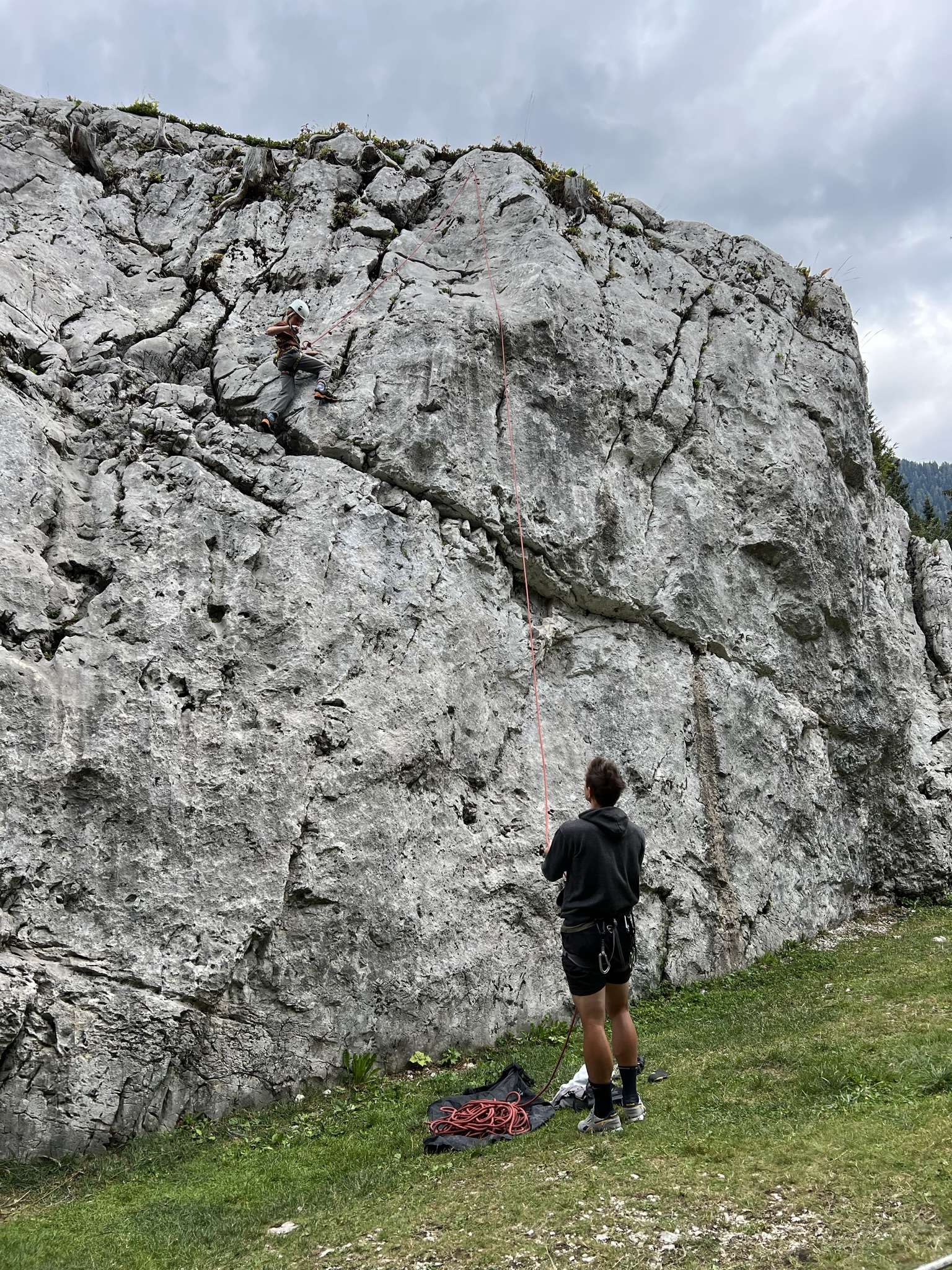 Climbing in Sella Nevea is perfect for kids